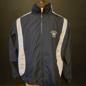 Vintage Notre Dame Fighting Irish windbreaker men's size large